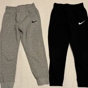 Nike Boys Gray and Black Sweat Pants Size 6
